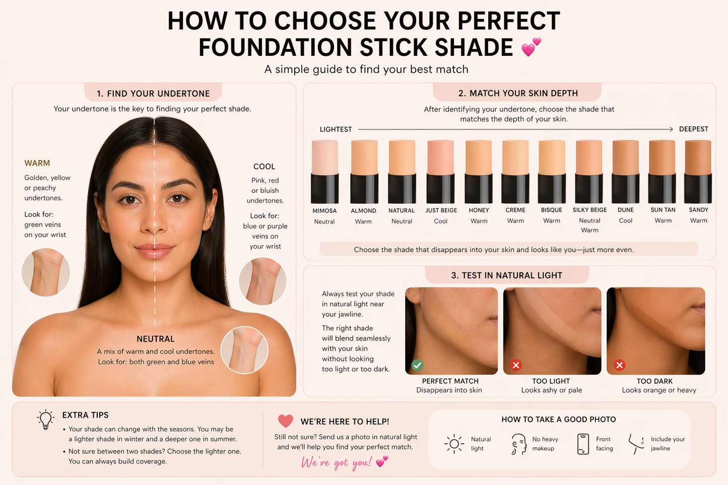 Blush Beauty Foundation Stick