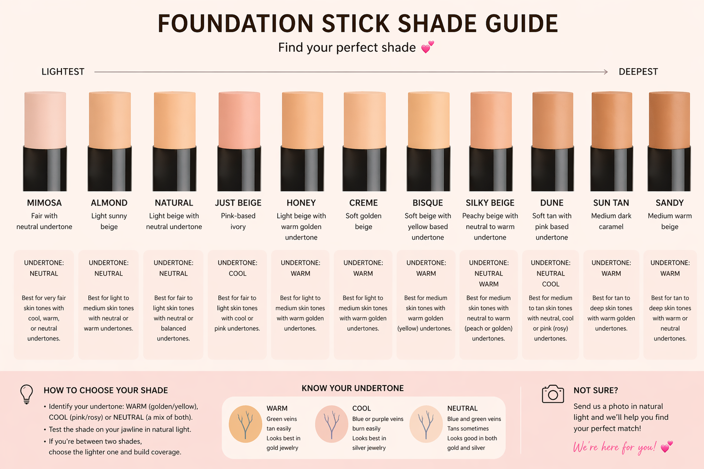 Blush Beauty Foundation Stick