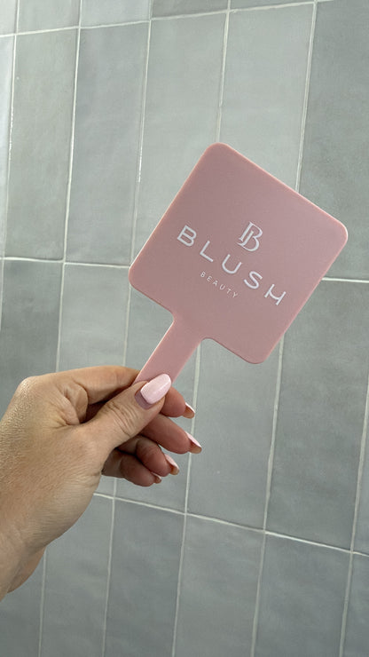 Blush Beauty Small Handheld Mirror